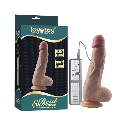 Real Extreme Extra Girth Vibrating Dildo Real Extreme Extra Girth Vibrating Dildo