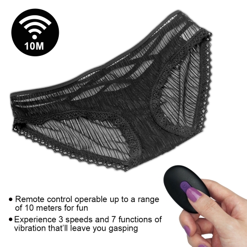 cordless vibrating panties E-Stim Panty Vibe with Remote Control AH083 Free Discreet USA Shipping  Vibrator Vibrating Electronic Stimulation Electro Zeus Electrosex Sex USB  Rechargeable Wireless Cordless