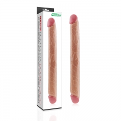 17" King Size Realistic Slim Ultra Double Dildo
